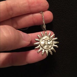 Silver Sun Necklace 🌞